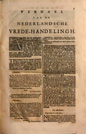 Saken van Staet en Oorlogh In, ende omtrent de Vereenigde Nederlanden, 6,2. Verhael Vande Nederlandsche Vrede-Handeling