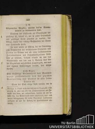 § 9. Allgemeine Regeln, welche bei'm Baumschnitt zu beobachten sind.