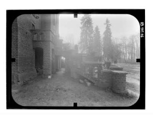 Hoppenrade, Speicherstraße 28. Gutshaus (1853). Parkseite