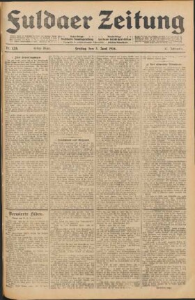 Ausgabe vom Freitag, den 05. Juni 1914.