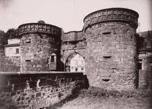 Büdingen, Jerusalemer Tor : Büdingen. Jerusalemer Tor. Feldseite
