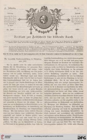 Die bayerische Landesausstellung in Nürnberg von 1882