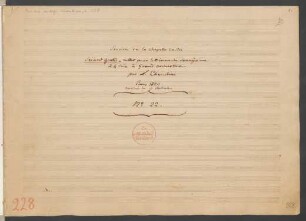 Sciant gentes; V (4), Coro, orch; D-Dur; WhiC 149/228