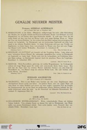 Gemälde neuerer Meister (Nr. 71-152)