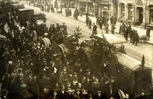 Rückkehr der Leibgrenadiere. Zug durch die Kaiserstraße
