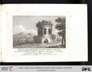 Veduta del Tempio detto della Tosse