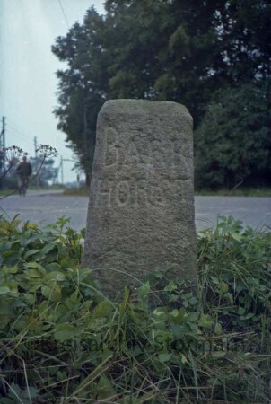 Barkhorst: Grenzstein [Nr. 28] zwischen Barkhorst und Amt Tremsbüttel: Seite Barkhorst