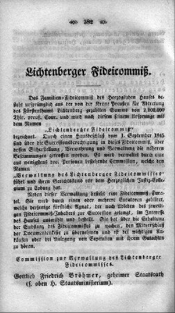 Lichtenberger Fideicommiß