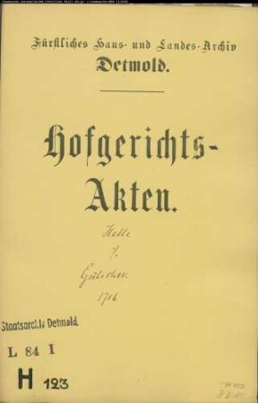 Helle, Johann Henrich zu Horn gegen Adam Gülicher zu Horn - Schuldforderung