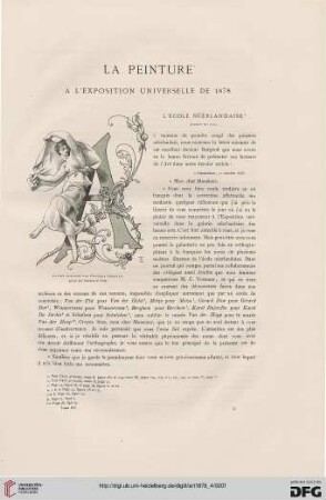 4: La peinture à l'exposition universelle de 1878, [2] : L'école néerlandaise