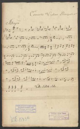 Konzerte; vl conc, orch; D-Dur