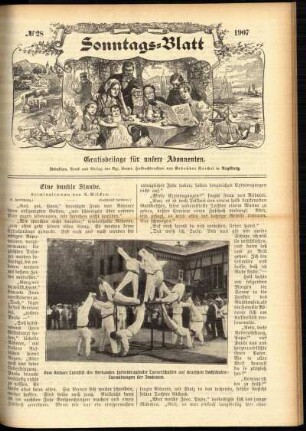 Ausgabe vom Sonntag, den 14. Juli 1907.