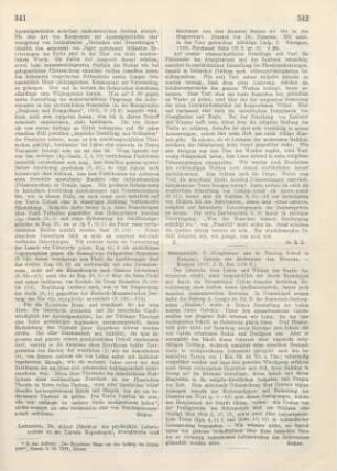 341-342 [Rezension] Lehmann, Alfred, Aberglaube und Zauberei
