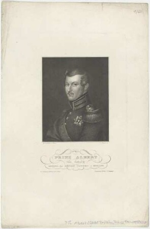 Bildnis des Prinz Albert von Coburg