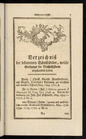 7-16, Verzeichniß...