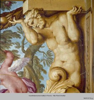 Mythologische und historische Szenen : Diana und Callisto mit einem Flussgott