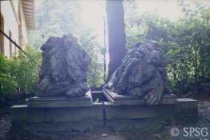 Rauch, Christian Daniel: Wachender und ruhender Löwe.