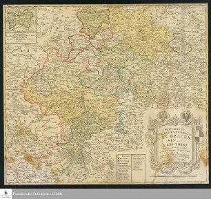 Principatvs Brandenbvrgico-Cvlmbacensis vel Barvthini Tabvla Geographica qvoad Partem Svperiorem expressa