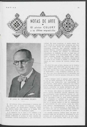 Notas de arte - El pintor Celery y su última exposición