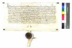 Wolf Wirckh, der Ältere, Bürer zu Mergentheim (Mergenthaim), beurkundet, daß er von Heinrich von Pappenheim, Erbmarschall des heiligen Römischen Reichs und Komtur des Deutschen Ordens zu Mergentheim, eine von der Äbtissin des Paradieses zu Heidingsfeld (Haydingsfeldt) um 134 Gulden erworbene Wiese oberhalb Althausen (Althausenn), genannt die Ketzerig, für die als Anstößer Simon Heller, Hans Volgkher, Klaus Detzel sowie Barteiln Volgkher genannt werden, zu Erblehen erhalten hat und dafür jährlich 4 Sommerhühner oder je 5 Pfennig für ein Sommerhuhn Gülte gibt.