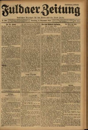 Ausgabe vom Dienstag, den 11. Dezember 1923.