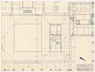 Physikalische Institute der Universität Köln: Theoretische Physik Grundriss Dachgeschoss, 1:100