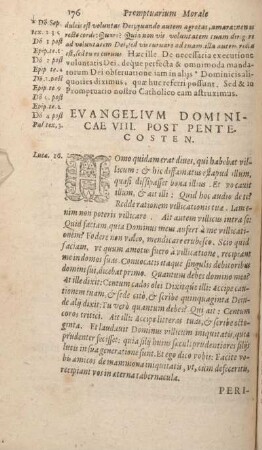 Evangelivm Domincae VIII. Post Pentecosten.