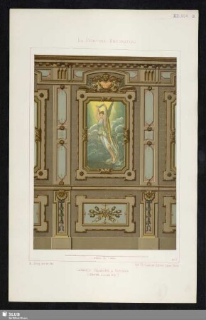 No. 3 Lambris Chambre A Coucher (Genre Louis XIII)