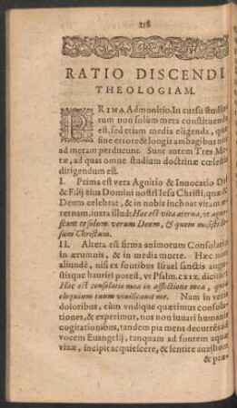 Ratio Discendi Theologiam.