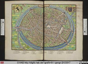 [Stadtplan von Brügge]