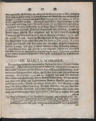 VII. Marcus Schröder