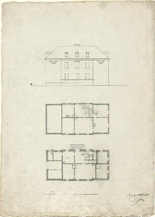 Speeth, Peter; Gebäude - Grundrisse, Ansicht
