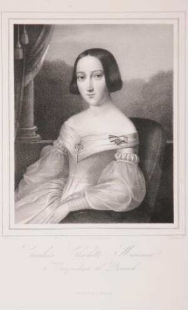 Bildnis von Caroline (1821-1876), Kronprinzessin von Dänemark