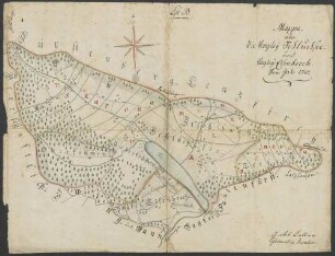 Mappa über die Vogtey Schluchsee und Vogtey Eisenbreche