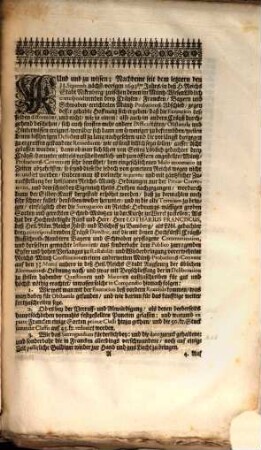 Müntz-Probations-Abschied, Der Drey im Müntz-Wesen correspondirenden Löbl. Cräyse Francken, Bayern und Schwaben, de Dato Augspurg, den 4. May./24. Apr. 1694.