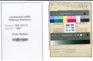 Entnazifizierung Richard Corts , geb. 00.00.0000 (Fabrikant)