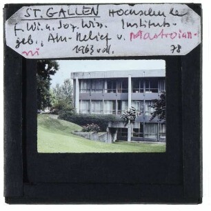 St. Gallen, Universität St. Gallen : Aluminiumplastik