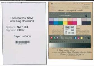 Entnazifizierung Johann Bayer , geb. 13.09.1885 (Torwaechter)