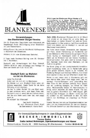 Stadtgill Eutin op Maifohrt na dat ole Blankenes