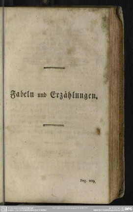 Fabeln und Erzählungen