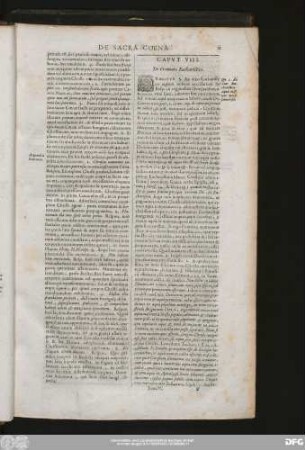 Caput VIII. De Cramate Eucharistico.