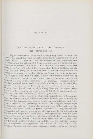 Bijlage X. Tocht van Jochen Michielsz ... Juli - September 1678