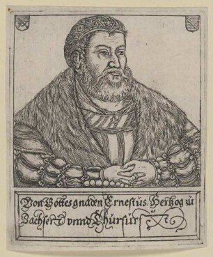 Bildnis des Ernestus Herzog zu Sachsen