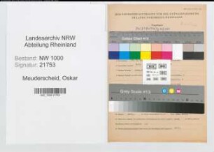 Entnazifizierung Oskar Meuderscheid, geb. 24.05.1899 (Landwirt)