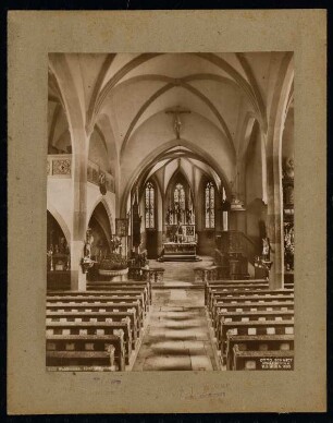 Pfarrkirche Waldhausen, Waldhausen im Strudengau: Innenraum Richtung Chor