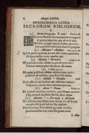 Anagrammata Latina Sacrorum Bibliorum