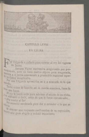 Capítulo LXVIII - En calma
