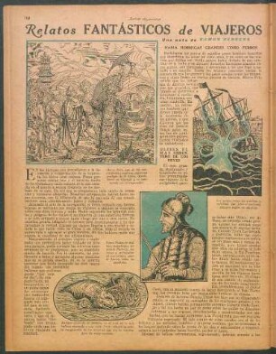 Relatos fantásticos de viajeros y exploradores en la antigüedad : Una nota de Ramón Herrera
