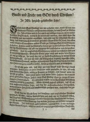Gnade und Friede von Gott durch Christum!