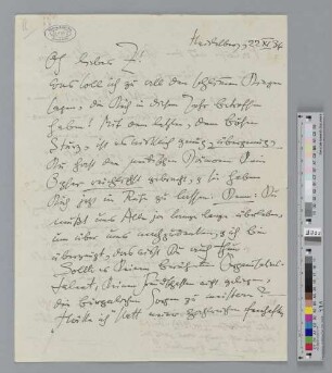 Brief an Ida Dehmel
